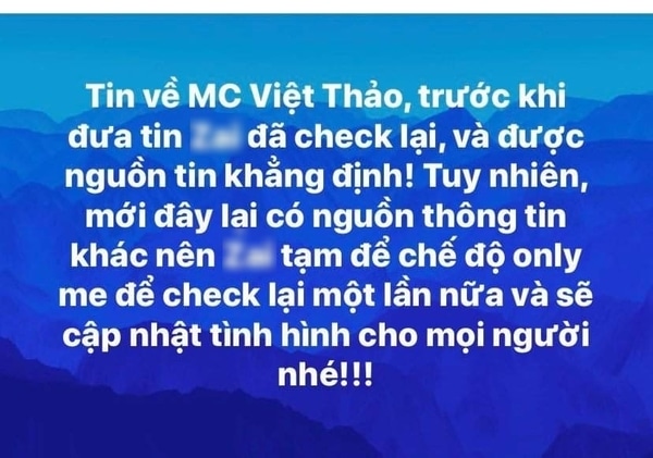 Trizzie Phương Trinh bác tin đồn MC Việt Thảo đột quỵ tại Mỹ