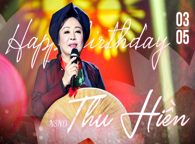 Kỷ niệm sinh nhật của NSND Thu Hiền