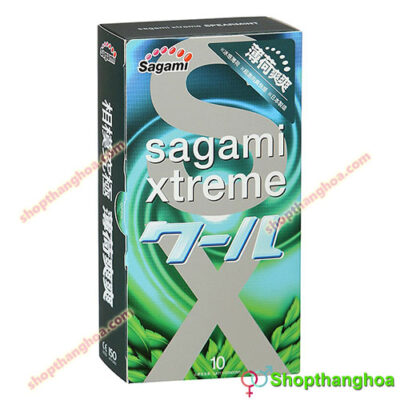 Sagami Xtreme Spearmint.  Bao cao su