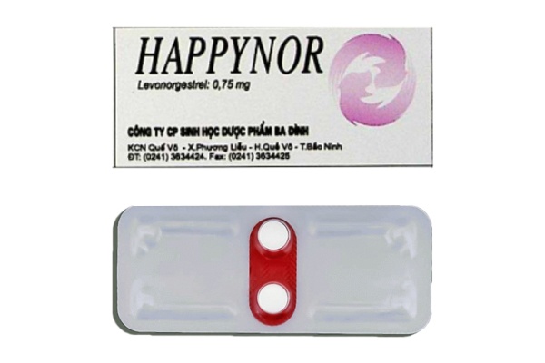 Thuốc tránh thai khẩn cấp Happynor 0.75mg